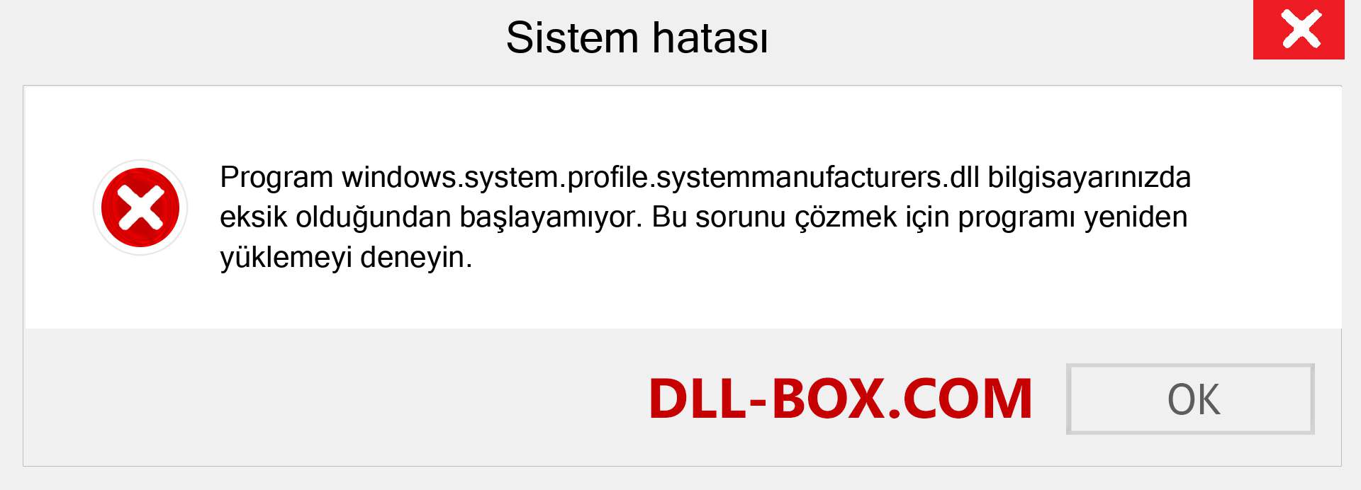 windows.system.profile.systemmanufacturers.dll dosyası eksik mi? Windows 7, 8, 10 için İndirin - Windows'ta windows.system.profile.systemmanufacturers dll Eksik Hatasını Düzeltin, fotoğraflar, resimler